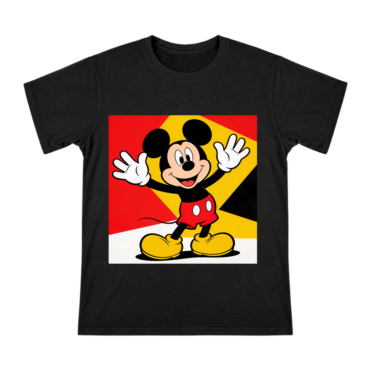 Mickey Mouse Vintage Pop Art Men's Custom T-Shirt front [ai-pod:ab9cb09952d728a642b43db12b06c726]