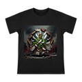 Ruins Reborn: Rust and Green Leaves Peace Declaration Men's Short Sleeve T-Shirt front [ai-pod:4e35dbe0f361690c27d4dffc7be7e4e7]