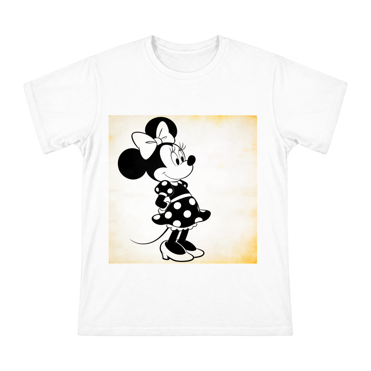 minnie mouse black and white dress 1928 Vintage T-Shirt minnie mouse polka dots