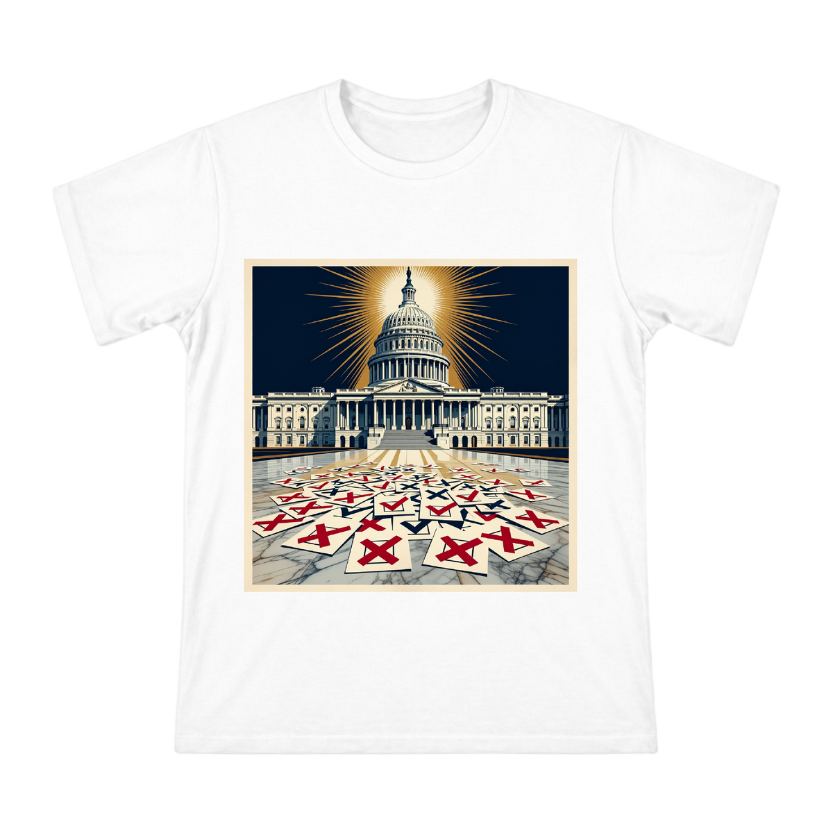 Capitol Dome Sacred Choice Voting Art Men's Short Sleeve T-Shirt front [ai-pod:7adbe6bfef263de5f6ce0ea865babd77]