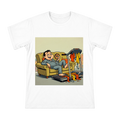 Cozy Lazy Day with Idle Treadmill Vintage Cartoon Men's Short Sleeve T-Shirt front [ai-pod:d5ec9c1f58f57e2ab74d76646e0c2266]