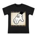 Vintage Rubber Hose Cartoon Glove Men's Cotton T-Shirt front [ai-pod:9001fd8594dd6832bf9e7e9d020ed40c]