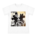 Vintage Steamboat Mickey and Minnie Silhouette Print Men's Cotton T-Shirt front [ai-pod:e1eb320b56e6c17fdeaab125751be860]
