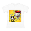 Raccoon Fleeing Deadline Smoke Laptop American Retro Comic Men's T-Shirt front [ai-pod:4a16324415631a921a103e81af01292f]