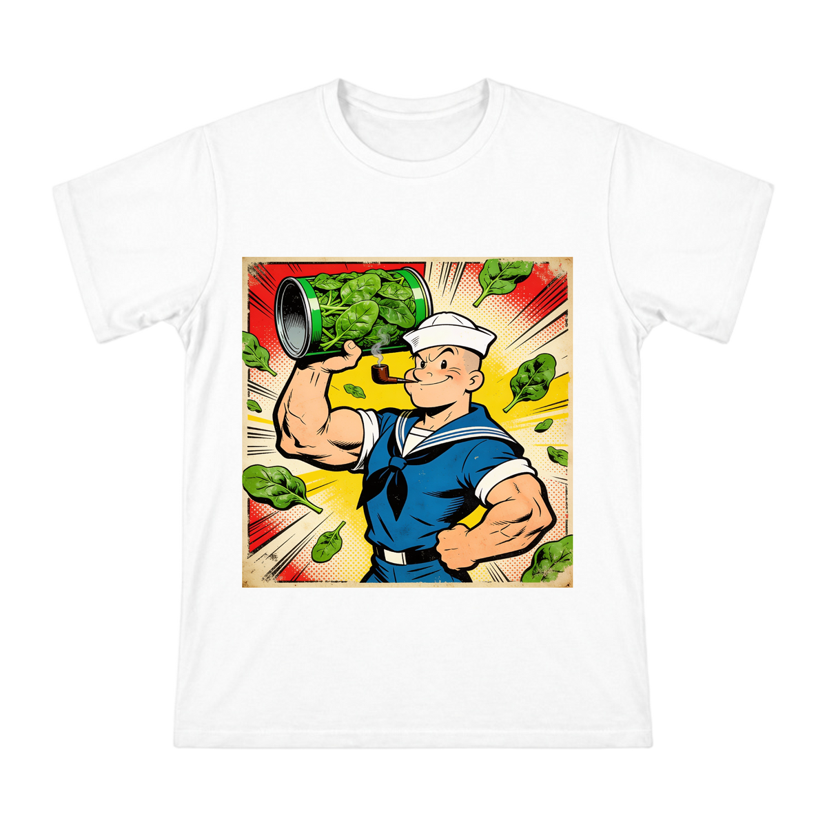 Vintage Sailor with Spinach Can Men's Cotton T-Shirt front [ai-pod:17272051d63aa5c6a94d49dd6d4860fd]