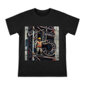 Hardcore Industrial Construction Worker Illustration on Men's Premium Cotton T-Shirt front [ai-pod:4f7ec7244fc15f54e10b6cd14bccf5b4]