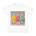2022 Macaron Digital Candles and Miniature Desserts Men's Short Sleeve T-Shirt front [ai-pod:8e5ddc60ceb836b26d026cf07dcc8bc7]