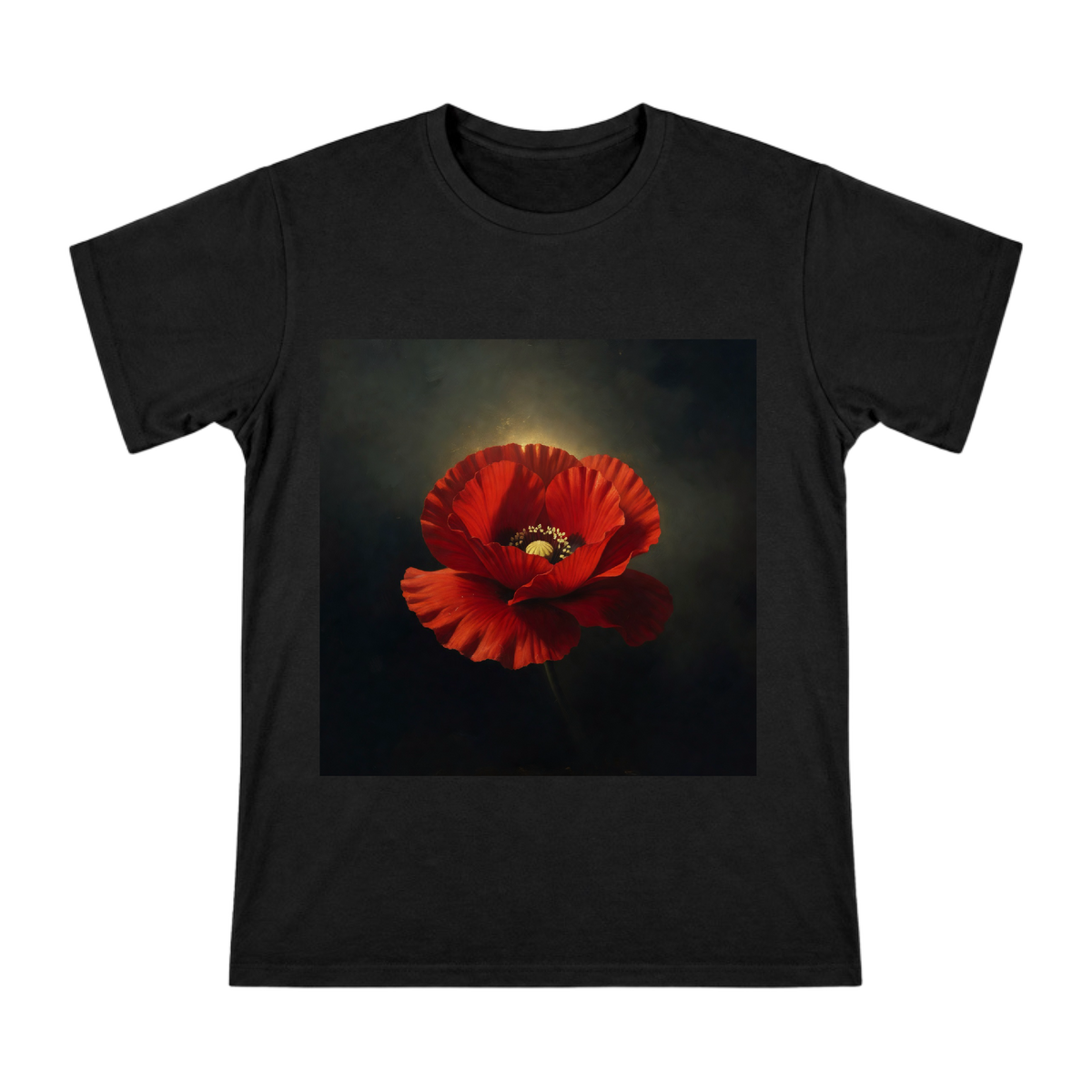 Red Velvet Poppy Flower Men's Short Sleeve T-Shirt front [ai-pod:b1f4fde9a23911b71620bf4cf0497615]
