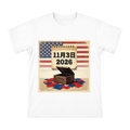Vintage 2026 Election Calendar and Wooden Ballot Box Men's Cotton T-Shirt front [ai-pod:cdcbe134bd6d529c070d13273c9afae8]