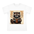 Caffeine-Overloaded Raccoon Vintage Illustration Men's Short Sleeve T-Shirt front [ai-pod:2faa8d1e6d96270aa4769d314d4789d6]