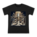 Solemn Hall and Flying Ballots Men's Custom Short-Sleeve T-Shirt front [ai-pod:7e0c287f130615156f4ccdb524abdff6]