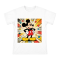 Retro Pop Art Mickey Mouse Confident Pose Men's Cotton T-Shirt front [ai-pod:520144a6008dd13d02398626fc6b0acf]