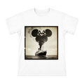 1928 Vintage Steamship and Minnie Mouse Silhouette Smoke Art Men's Cotton T-Shirt front [ai-pod:0d747c2d252227299b20a2545bc9441a]