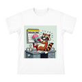 Stressed Raccoon Erasing Deadline - Men's Short Sleeve Cotton T-Shirt front [ai-pod:209df06daa6d344c2277b368df62b288]