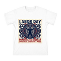 Industrial Labor Day Worker Silhouette Vintage Print Men's Cotton T-Shirt front [ai-pod:11b0c9ad7769dc4d36c587dcc7a29a30]