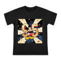 Mickey Mouse 95th Anniversary Gold Celebration Illustration Men's Short Sleeve T-Shirt front [ai-pod:8e7b7e0d65f7c2ff30d8c988c550900d]