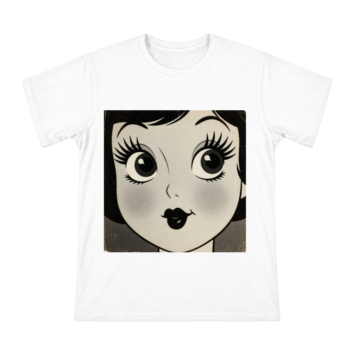 Retro Betty Boop Style Art Men's Short Sleeve T-Shirt front [ai-pod:bb239a99537122740c9e27076492cdde]