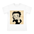 Vintage Jazz Diva Cartoon Print Men's Short Sleeve T-Shirt front [ai-pod:f8800fb135c873f0762b7b63db798e53]