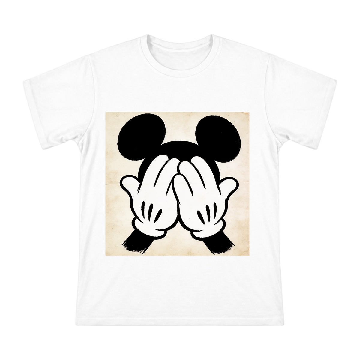 Vintage Mickey Mouse Glove Silhouette Men's Short Sleeve T-Shirt front [ai-pod:c054e06ee6920bfd712d5ca836e53dc6]