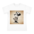 1928 Retro Minnie Mouse Polka Dot Silhouette Men's Custom T-Shirt front [ai-pod:d07dcc287b86518a31ed3750983dabf8]