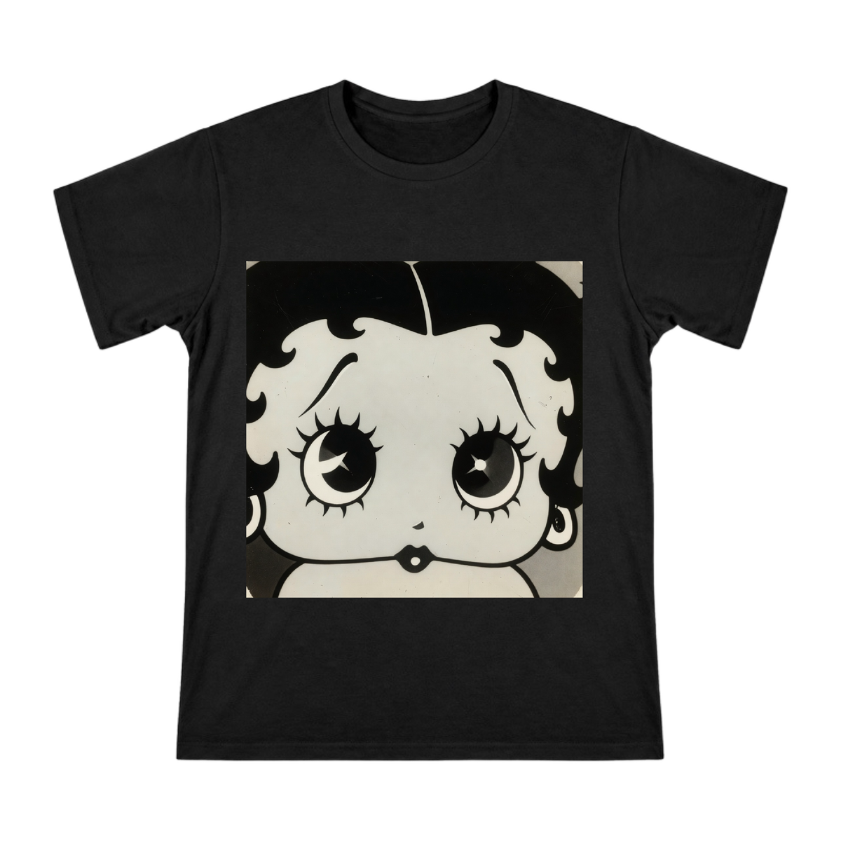 Betty Boop Vintage Pop Art Eyes Men's Custom Print T-Shirt front [ai-pod:c8bcd3c5702dbee5ad2725e8de2e5b10]