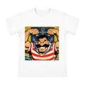 Retro American Comic-Style Roaring Sailor T-Shirt front [ai-pod:63788e8ad06d4348fd36dbdcfd077fad]