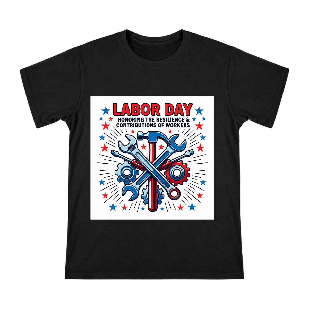 Labor Day Industrial Tool Badge Men's Short Sleeve T-Shirt front [ai-pod:efb431d92d5077d55d3607473ba608d9]