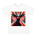 American Eagle and Red Baseball Cap Silhouette Vintage Poster Men's Short Sleeve T-Shirt front [ai-pod:5004715197117ca9a6c799cc6ded96ff]