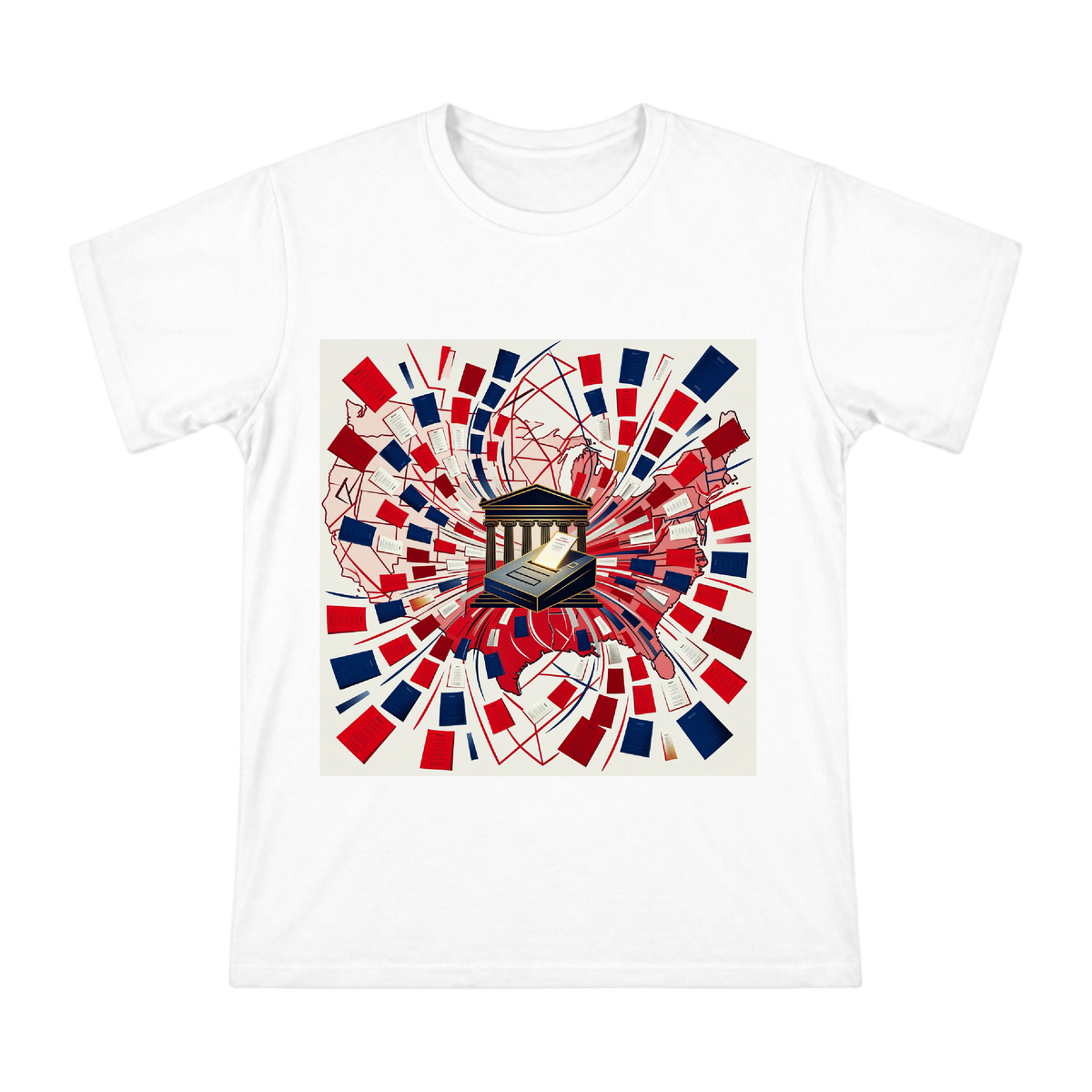 2026 US Midterm Election Power Struggle Men's Short Sleeve T-Shirt front [ai-pod:3e1db0f4dc32f5d0da6caa3ad5b0306d]