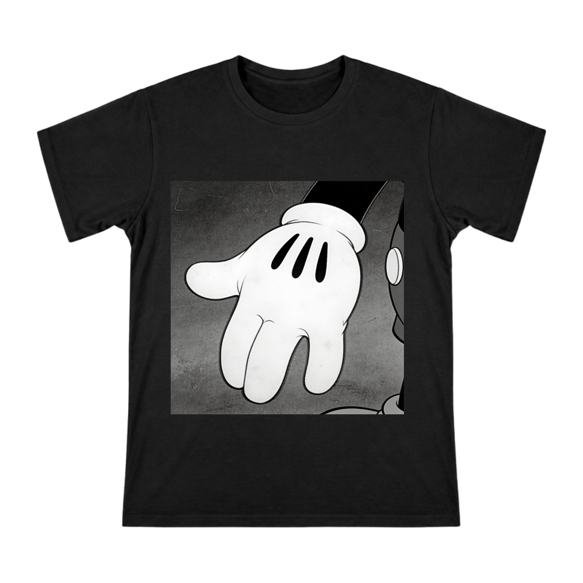 Vintage Minnie Mouse Gloves Men's Custom Print Cotton T-Shirt front [ai-pod:1a752265a5ef630dcd9aa4bf2aeb9cf5]