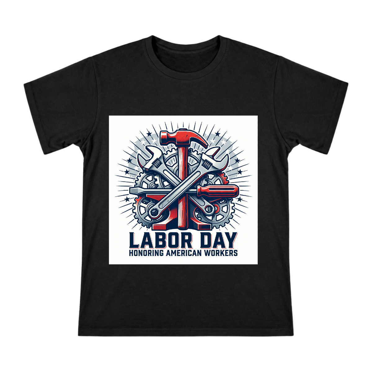 Labor Day Vintage Industrial Tools Badge Men's Custom Print T-Shirt front [ai-pod:ccc9cda5dc52bb30a9d293b9eb3abddf]