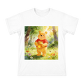 Winnie the Pooh Watercolor Illustration T-Shirt front [ai-pod:f5bddd665119e0c18aadc31e50add74e]