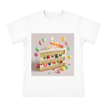 Macaron Fruit Birthday Cake Slice Men's Short Sleeve T-Shirt front [ai-pod:d552397087647ef963b9e9168f88b413]