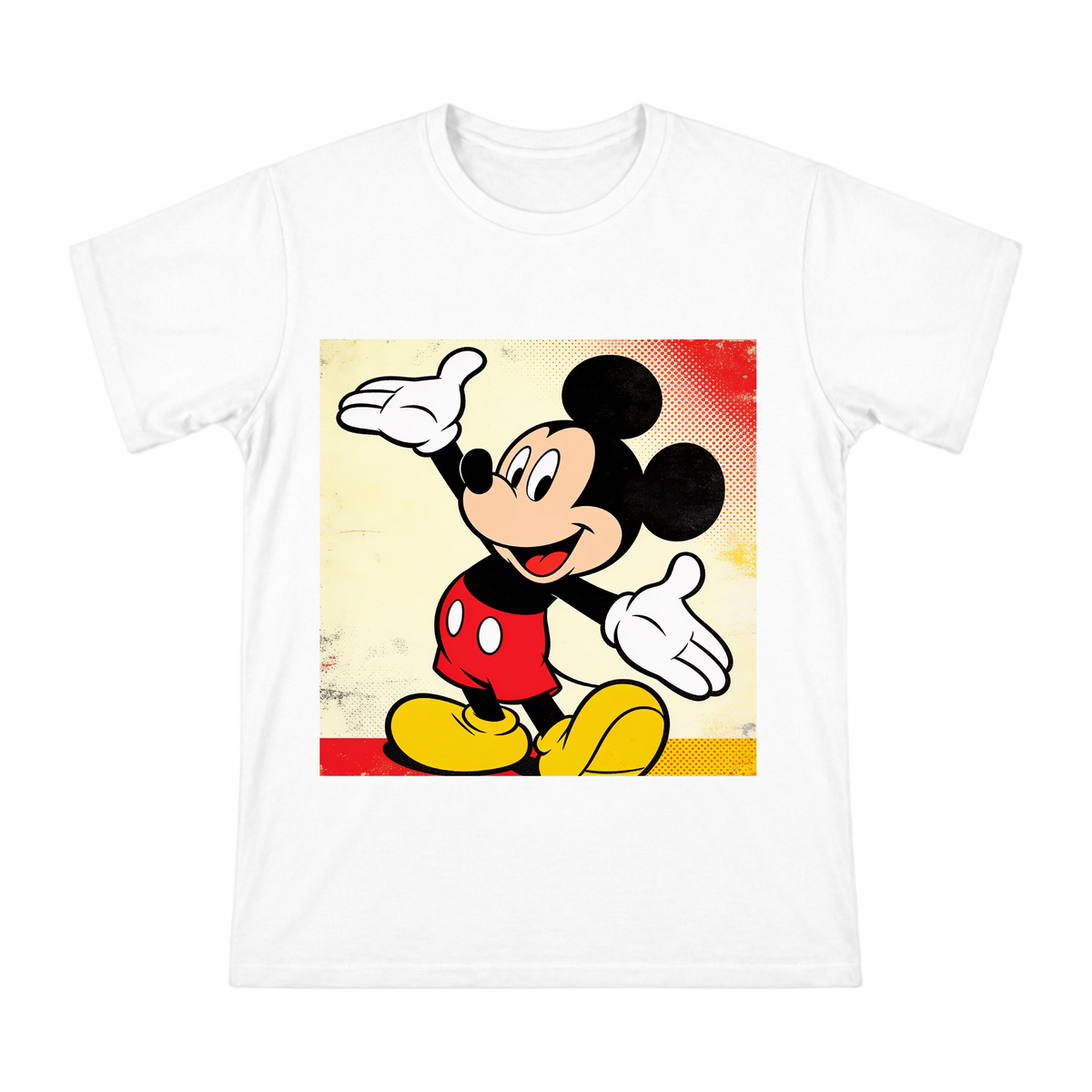Classic Mickey Mouse Retro Pop Art Men's Short Sleeve T-Shirt front [ai-pod:0af0d098b234103a7866cddaafda8547]