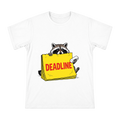 Deadline-Escaping Raccoon Vector Illustration Men's Short Sleeve T-Shirt front [ai-pod:19e76ba1871442ccdd3342fde3ae4501]