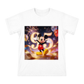 Classic Mickey Mouse Cheerful Greeting Men's Cotton T-Shirt front [ai-pod:c1db8c30153040a54f5975f7a3fe84c0]