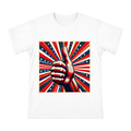 American Retro Pop Art Thumbs Up Radiating Lines Men's Short Sleeve T-Shirt front [ai-pod:d01e0debca02a77ccbd3962b42ec46dc]