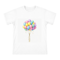 Pastel Balloon Bouquet Watercolor Illustration T-Shirt front [ai-pod:7d79284ac3173d87db6061e5595b3581]