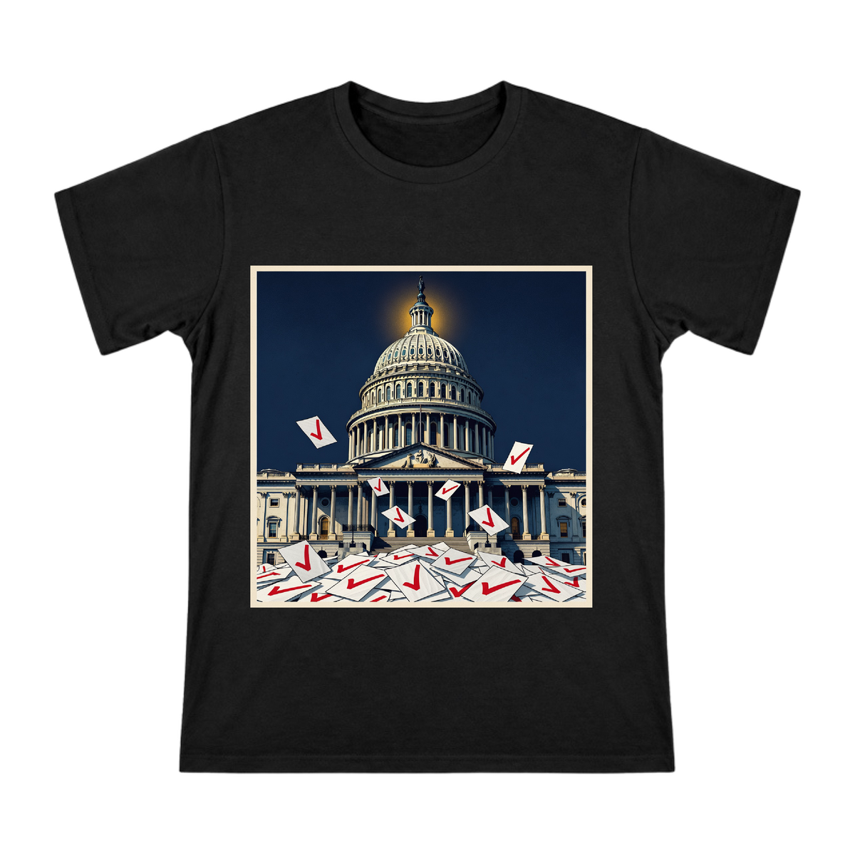 Capitol Hill Voting Art Men's Custom T-Shirt front [ai-pod:18af97fb8af99ad05bf9db5845628885]