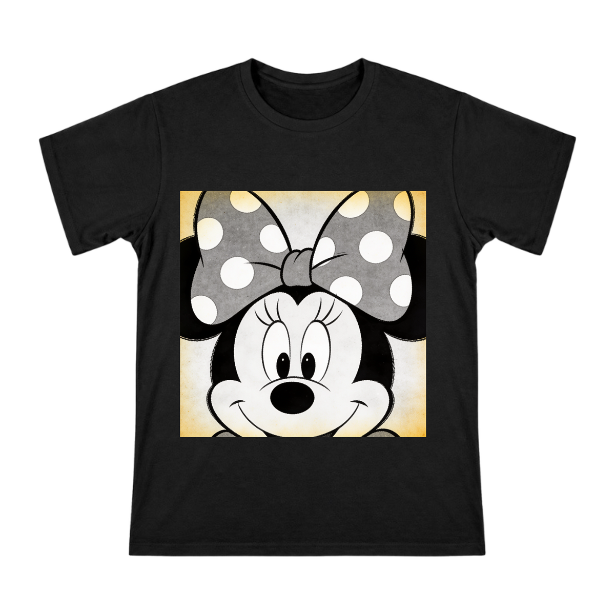 1928 Retro Minnie Mouse Polka Dot Bow Close-up Custom Print Men's Short Sleeve T-shirt front [ai-pod:390bd2f9e9ed2d116a66b3a648144285]