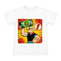 Vintage Sailor with Spinach Can Retro Comic Print Men's Cotton T-Shirt front [ai-pod:13938ab9f414859590616501a3c4aca2]