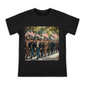 Veterans Honor March: Classic American Military Heritage Unisex Heavyweight Cotton T-Shirt front [ai-pod:444ff6e9566091212a657004ee86642e]