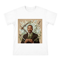 Martin Luther King Jr. Nonviolence and Peace Artwork Men's Heavyweight Cotton T-Shirt front [ai-pod:f598a964b81abf51d5a19bdc4f023e37]