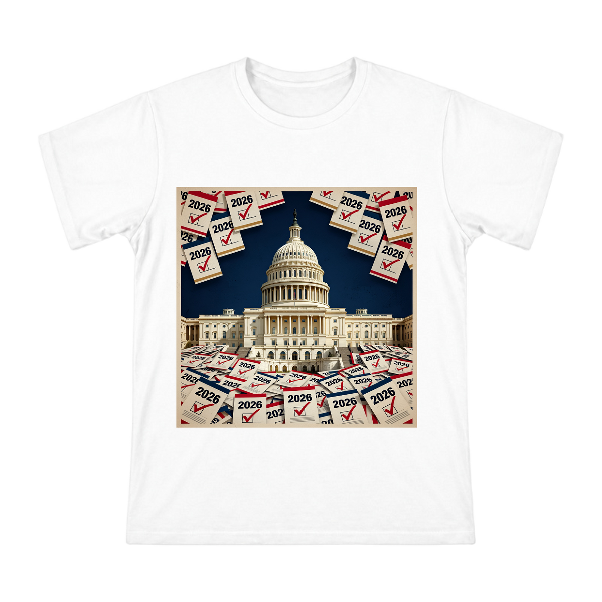 2026 Election Capitol Hill Collage Art Men's Short Sleeve T-Shirt front [ai-pod:9c78bf17c3f42fc3d1b037ac87a62932]