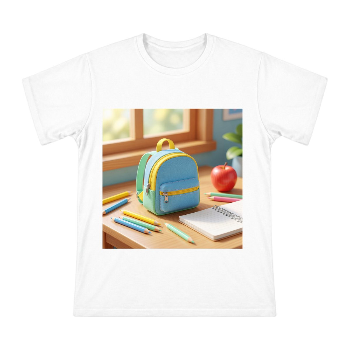 Mini Backpack Pencil Case Design Men's Custom Short Sleeve T-Shirt front [ai-pod:c6201fb718eb3dfa22581f316e515197]