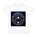 Veterans Day Honor Eagle Retro Badge Men's Premium Cotton T-Shirt front [ai-pod:c8384a31a4d17819629f199250658239]