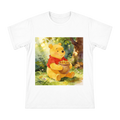Winnie the Pooh Watercolor Bear with Honey Pot Men's Short Sleeve T-Shirt front [ai-pod:0142b22b7996956190c145db69fbd4e8]