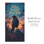 Extra Celestial Moon Bath 29"x58" (QUE) Waffle Weave Bath Towel