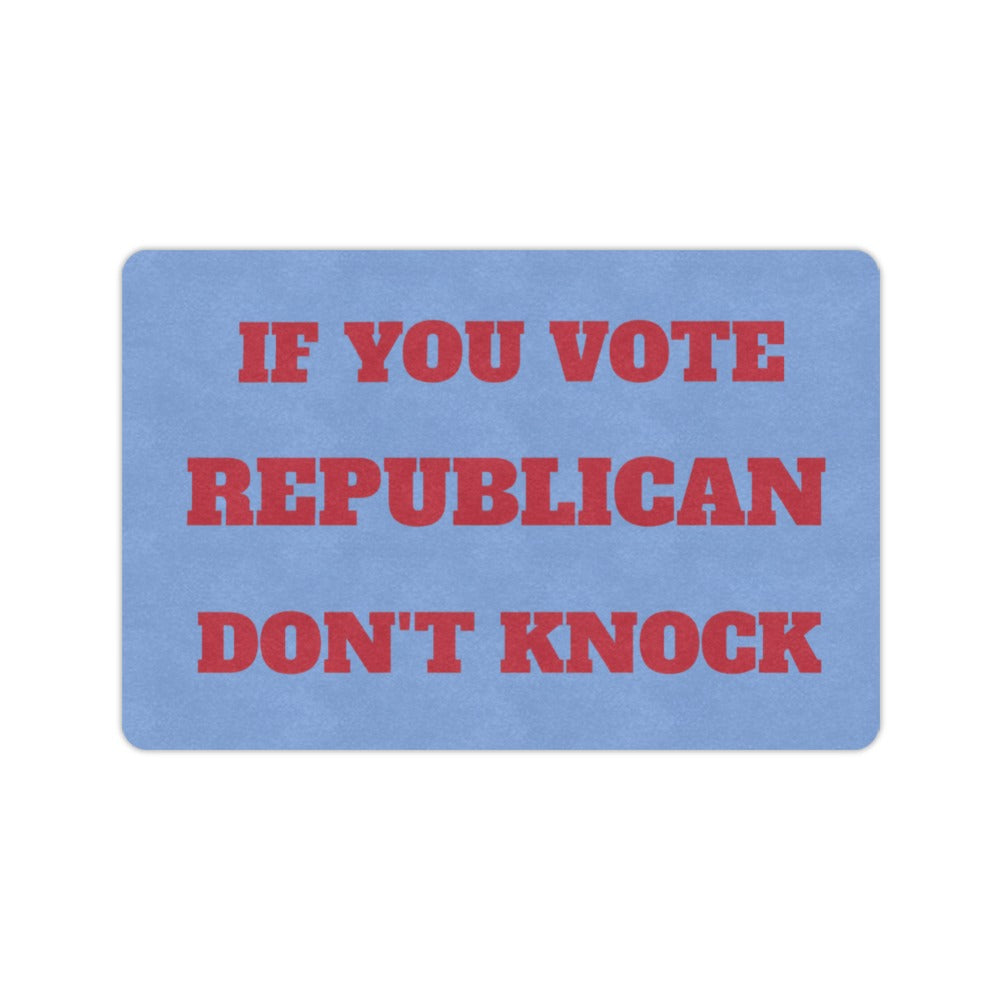 Republican Vote Humor Doormat 23.6 x 15.7 in Doormat