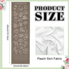 Wildflower Study 12 x 40 in Polyester Peach Skin Tapestry
